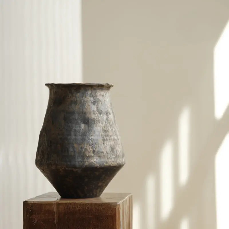 Gohobi Japanese-Style Wabi Sabi Handmade Large Vase